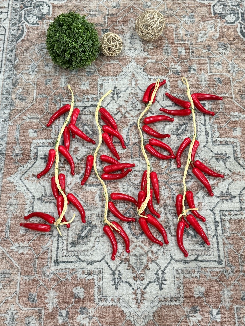 Red Chili Pepper Garland Holiday Décor - Home Holiday